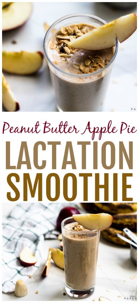 lactation smoothie recipe with peanut butter