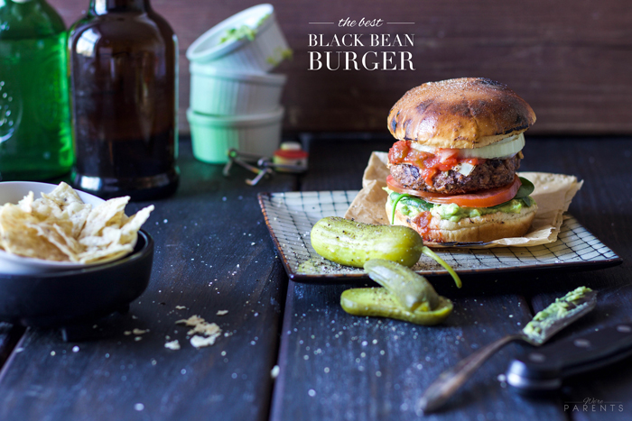The Best Black Bean Burger - We're Parents.